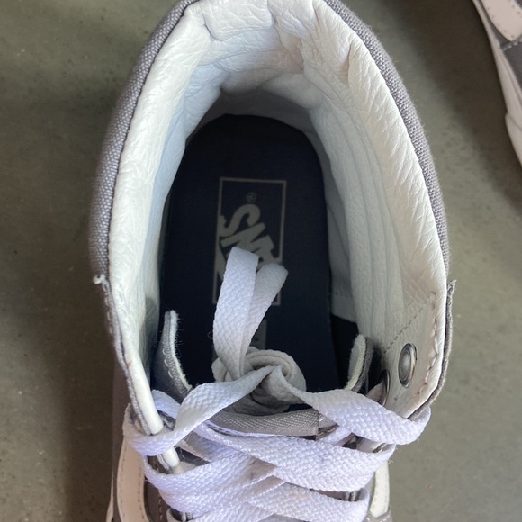Womens Grey SK8-HI Shoe Vans Sz 9.5 - Picture 3 of 7